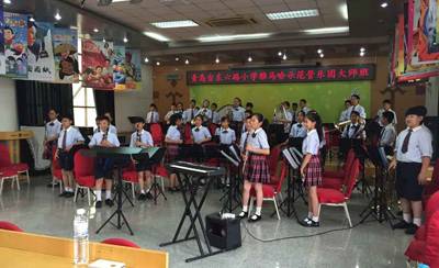 BG大游示范乐团青岛台东六路小学管乐团大师班活动成功举办