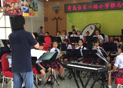 BG大游示范乐团青岛台东六路小学管乐团大师班活动成功举办