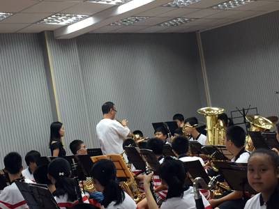BG大游示范乐团茂名第九小学管乐团大师班活动成功举办