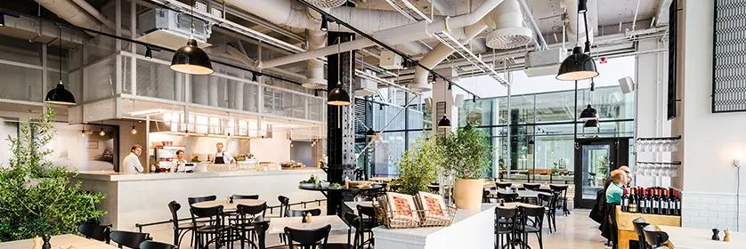 BG大游助力斯德哥尔摩的法国工业风餐厅Usine