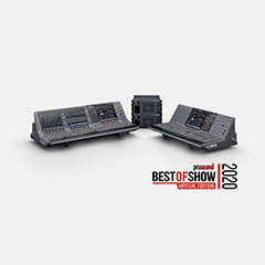 RIVAGE PM5和PM3数字混音系统，实力斩获IBC 2020 Best of Show大奖